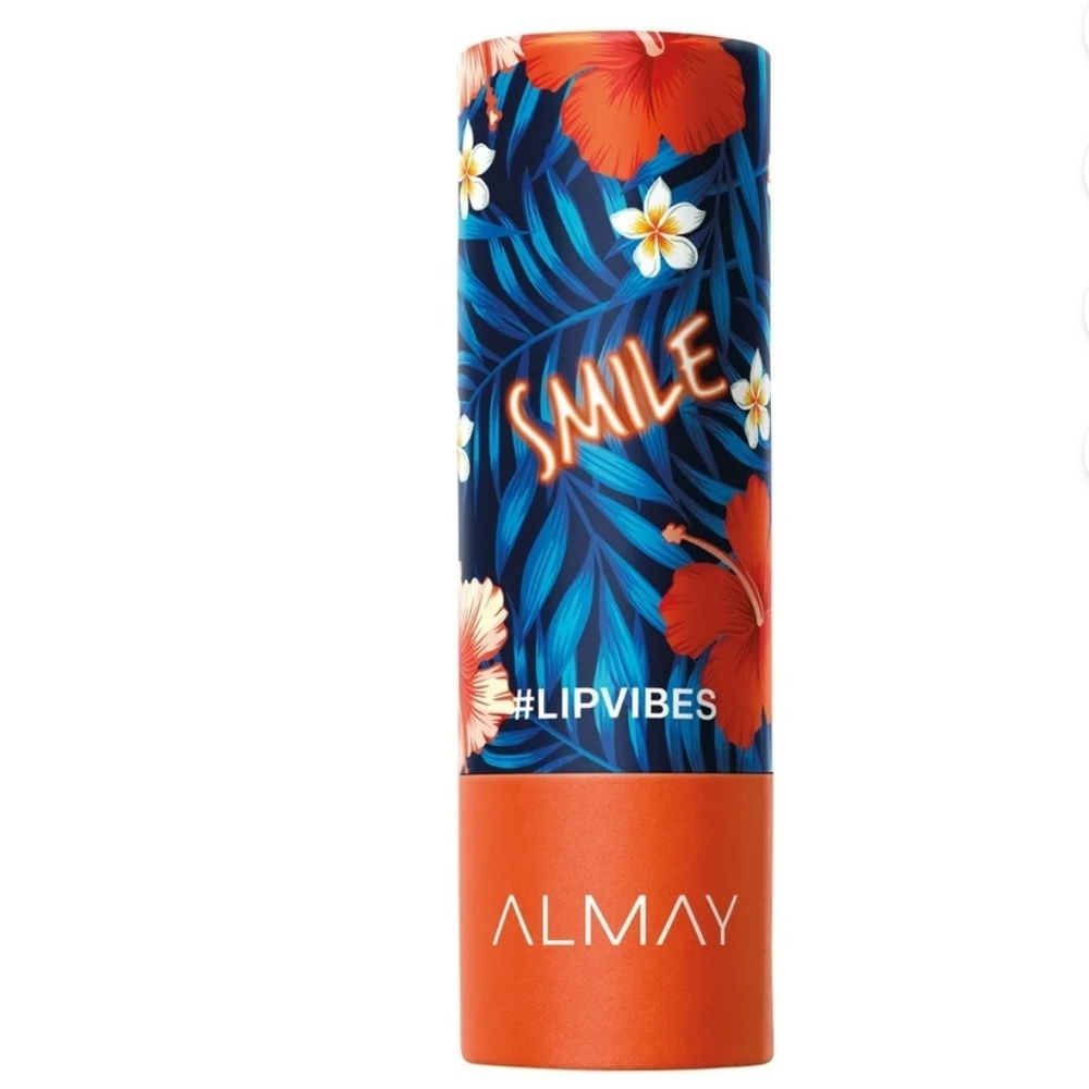 🆕Almay Lip Vibes Orange Lipstick - Hypo Allergenic w Shea Butter/ Smile NIP